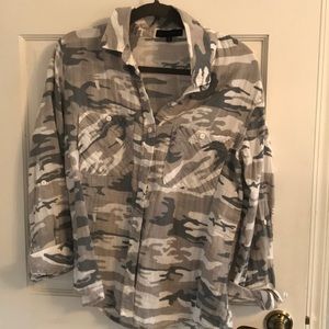 Sanctuary Camoflauge button down